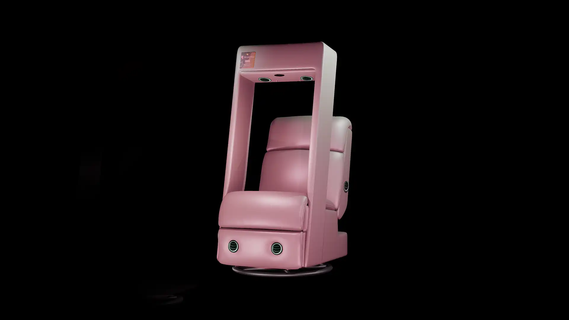 Soft Pink 7D Chair